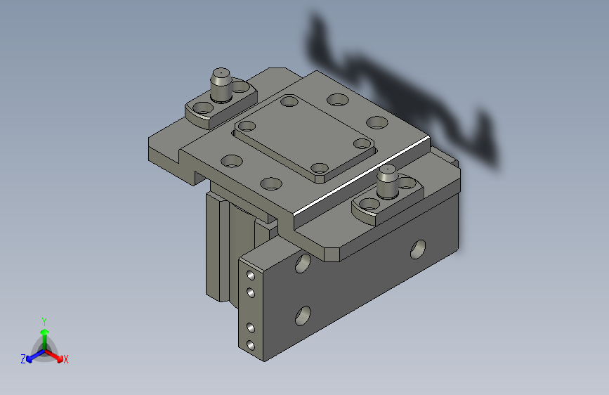 TTK3V10-04-06-00定位气缸组件1