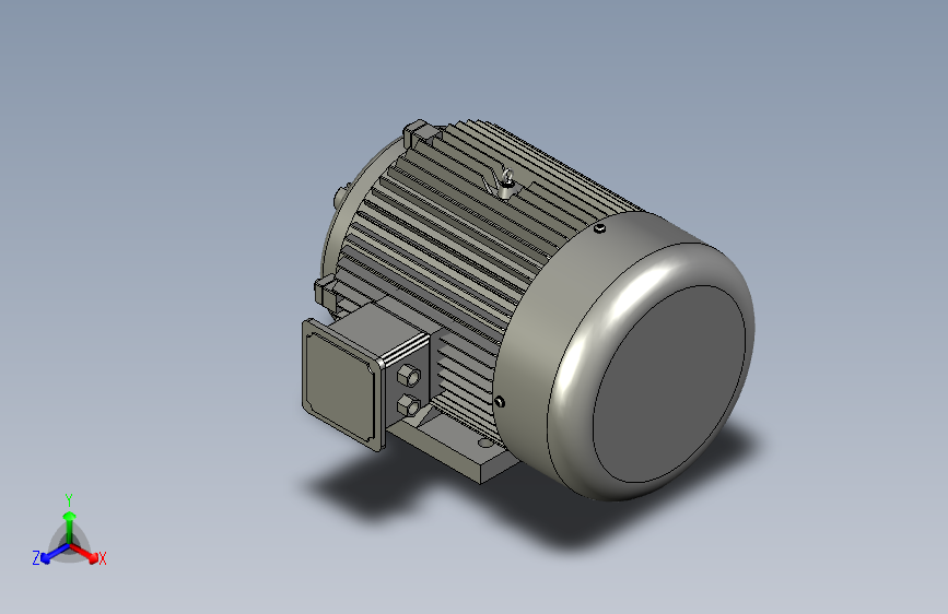 2带底脚无凸缘电机80M