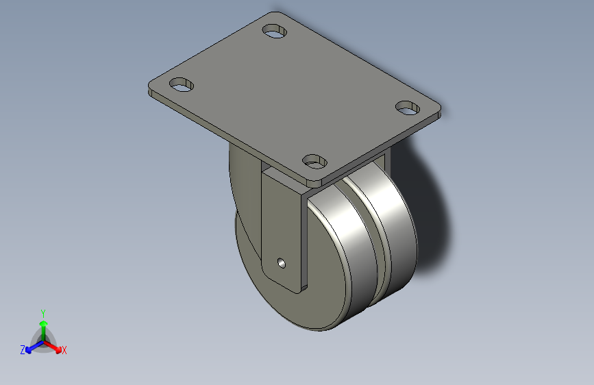 3寸万向脚轮(屹上)