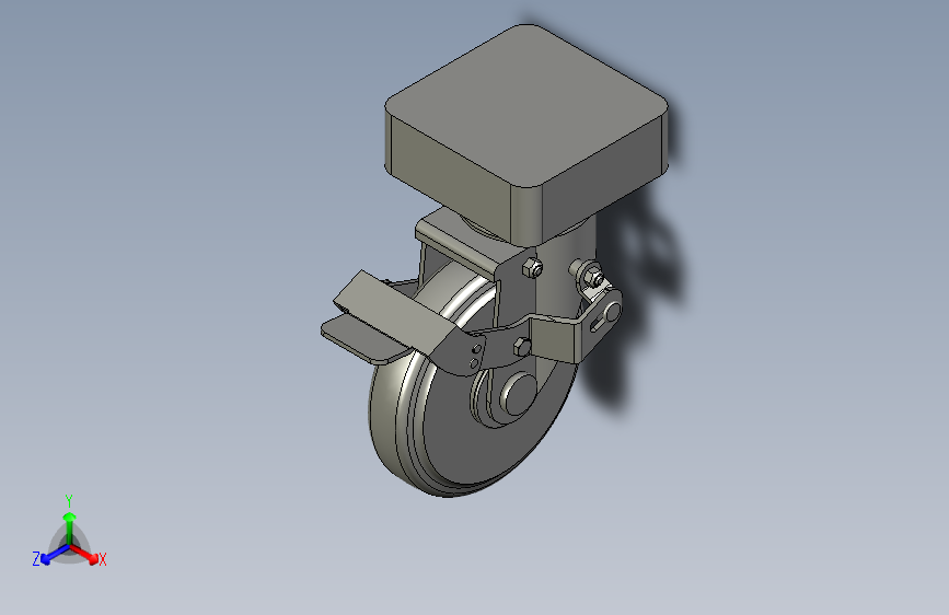 8寸脚轮CMTYS150-R
