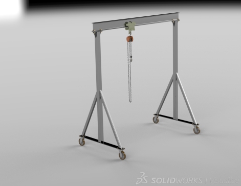 500公斤小型龙门起重机