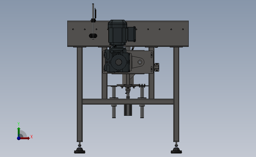 顶升旋转机3D模型图纸 Solidworks设计