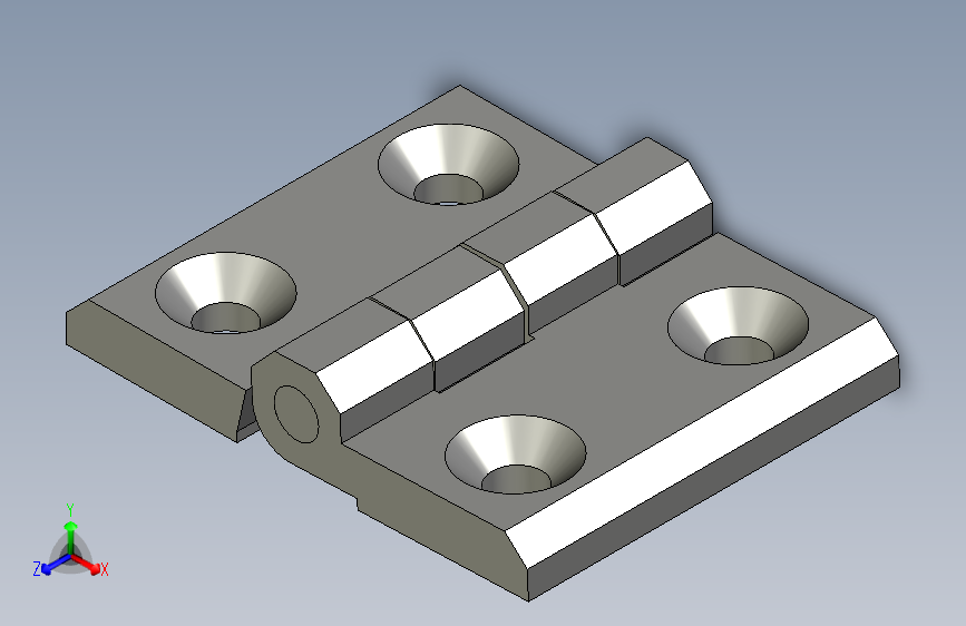JL226-2铝合页50x30