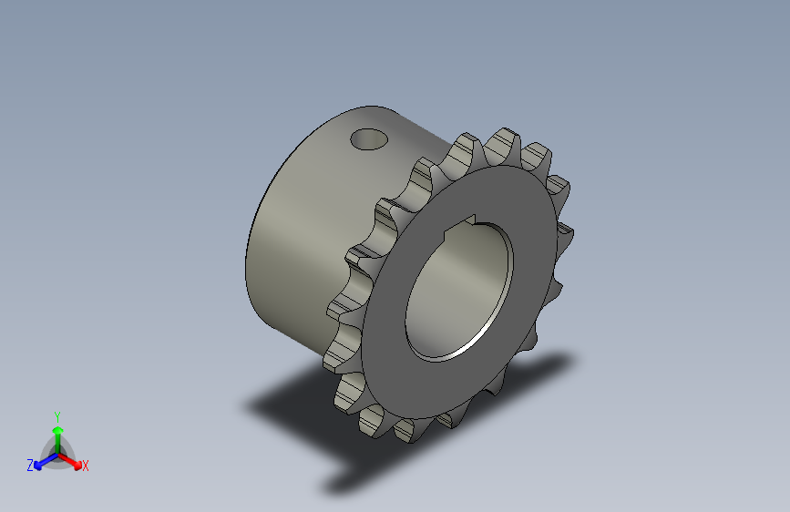 LC18MN-03-04取料台主动链轮10A-17T