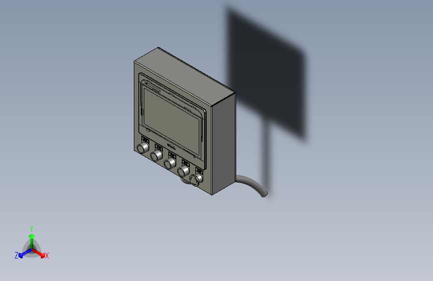 10寸挂载式操作盒