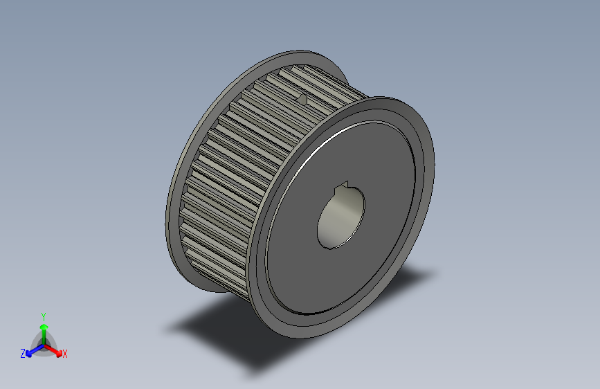 标准型半圆弧形齿同步带轮S8M型SS8MHK-40-40-dk28-A