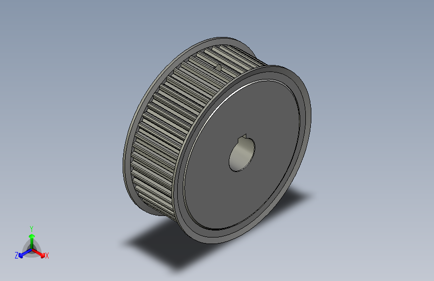 标准型半圆弧形齿同步带轮S8M型SS8MHK-50-40-dk25-A