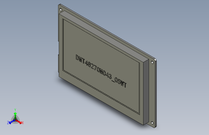 迪文43寸触摸屏