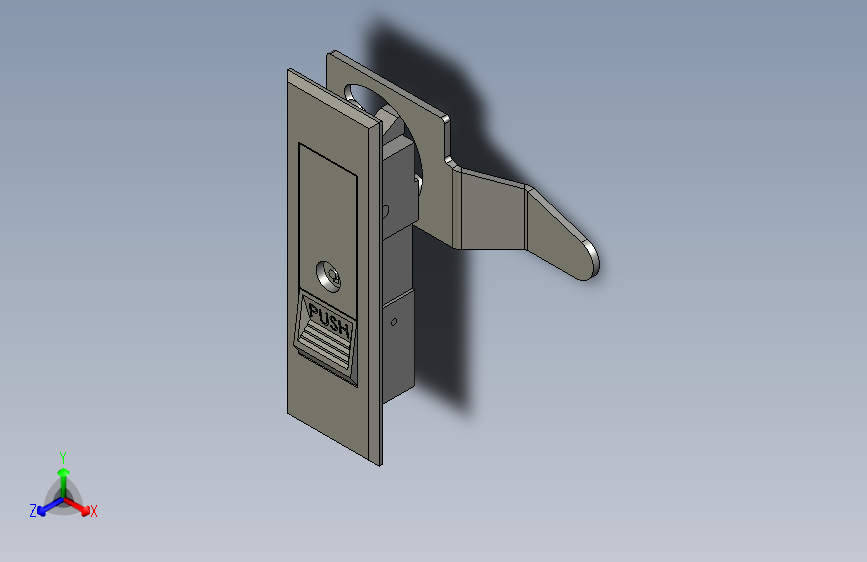 电箱锁(按钮式)
