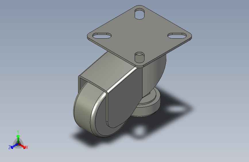 福马4寸黑色调节脚5