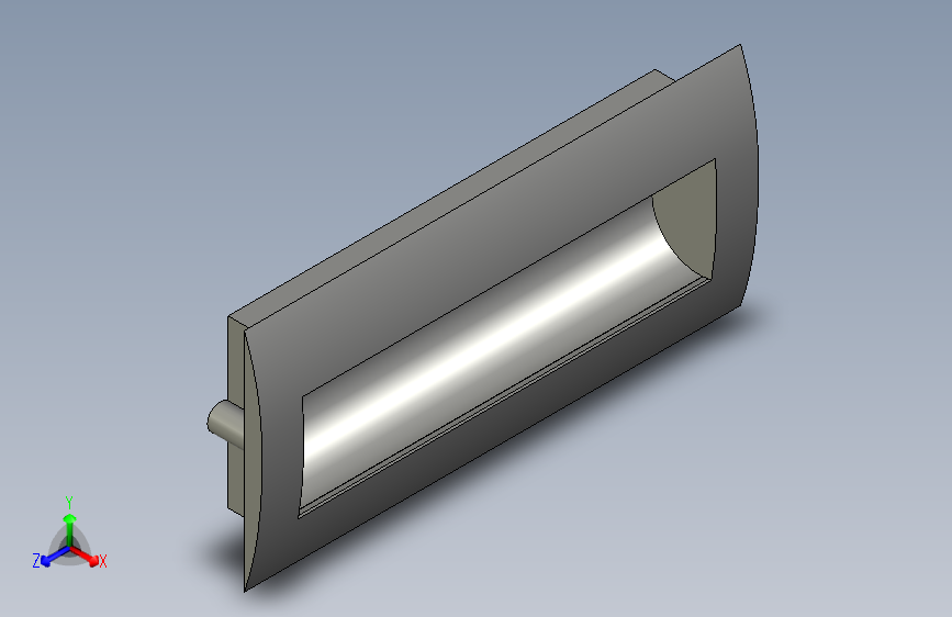 内嵌式铝合金拉手