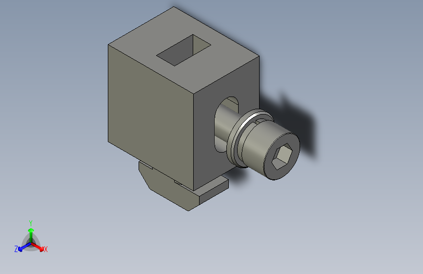 欧标间隔块+螺钉-LXYC-BOSS借用-R20