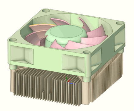 CPU 风扇带散热片