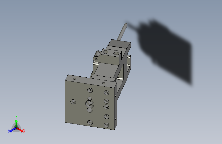 小管AB胶推胶机构