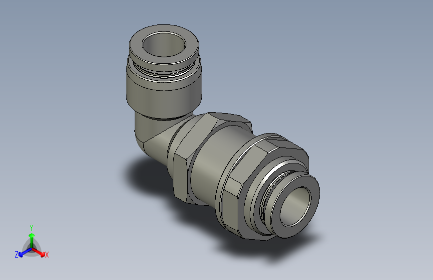 直角穿板接头PLM10