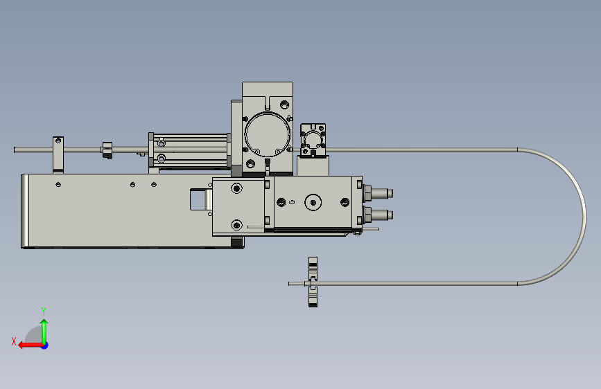 2018SOLIDWORKS0202Z裁线模组切线部份 背面视图