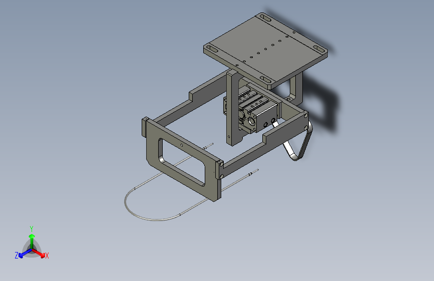 2018SOLIDWORKS1204切铜箔底架