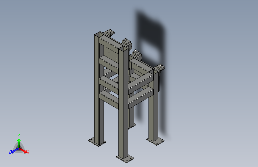 2022-0-标耙放置架总装配体1