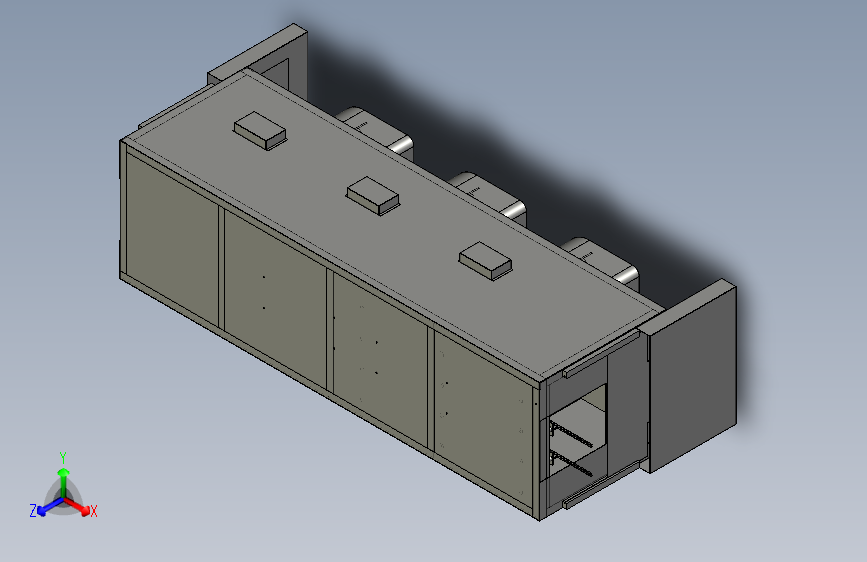 M060-转子三段-二段-一段加热箱上部