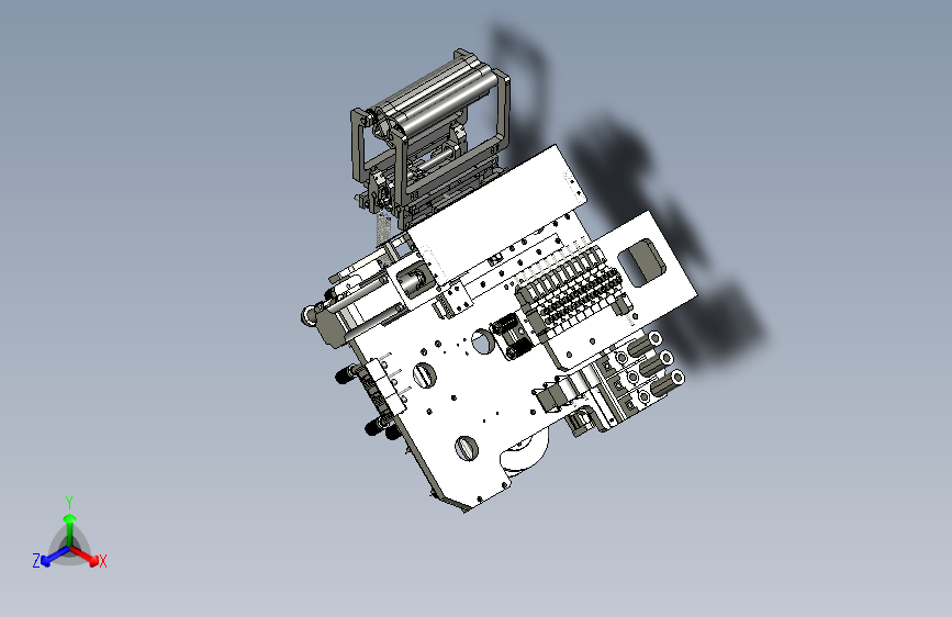 YWP200K4-08-00收尾贴胶组件
