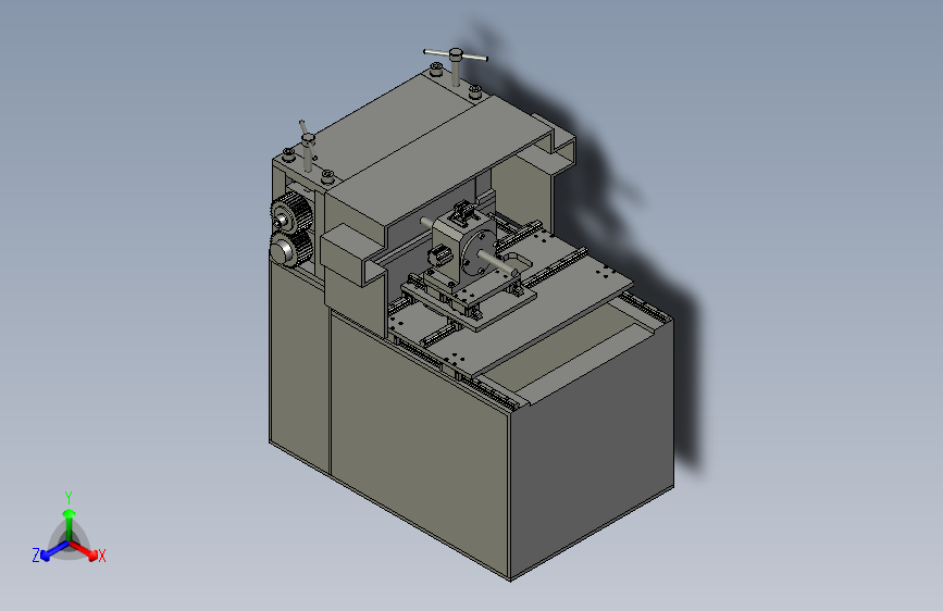 便于调节的卧式轧尖机