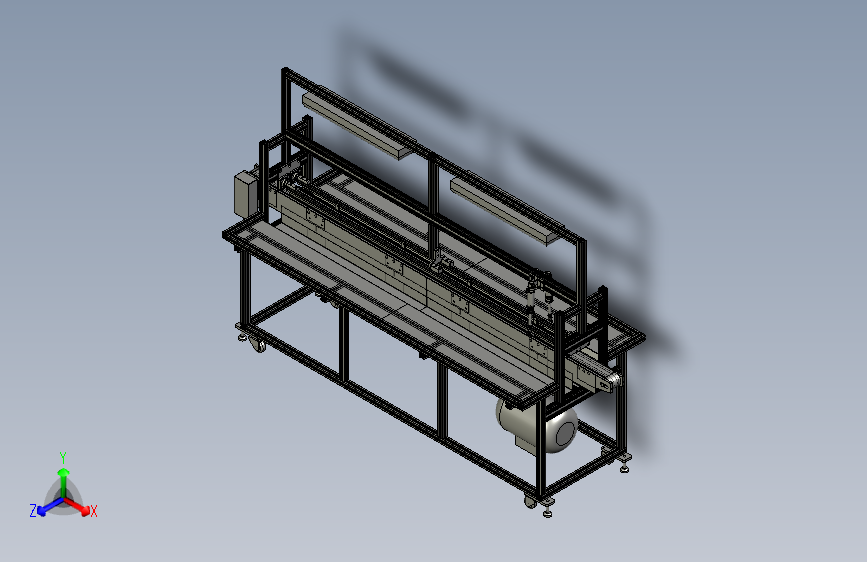 裁断机收料平台
