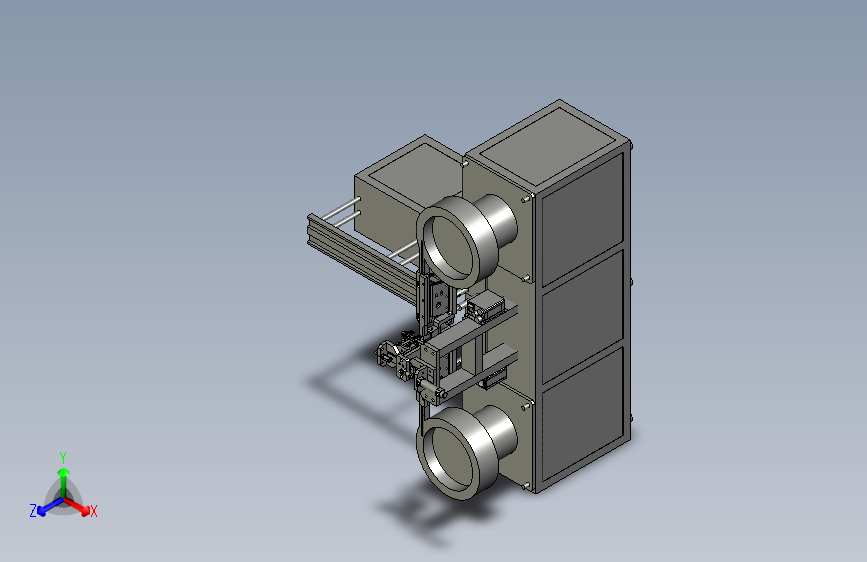 插片排序机构的垂直排序