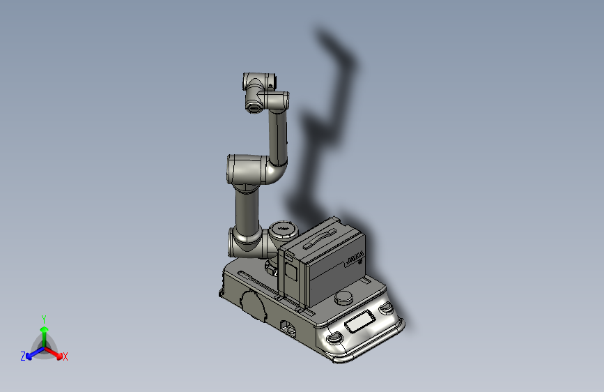 搭载机械手的四轮驱动AGV