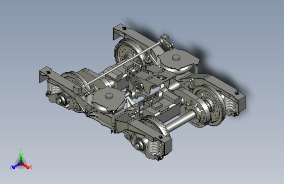 低地板独立旋转车轮动力转向架设计