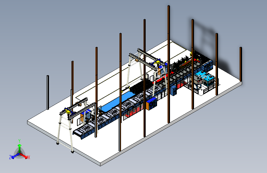 B I W 地板平底锅装配线