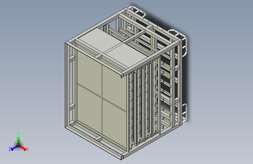 B8保险杠骨架器具_翻板