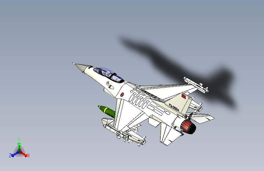 F-16 战斗机猎鹰