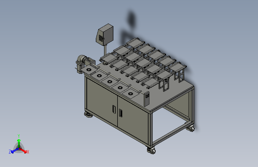 多排卡板式翻片机