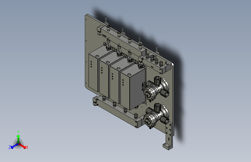 76071376-药液阀安装板组件