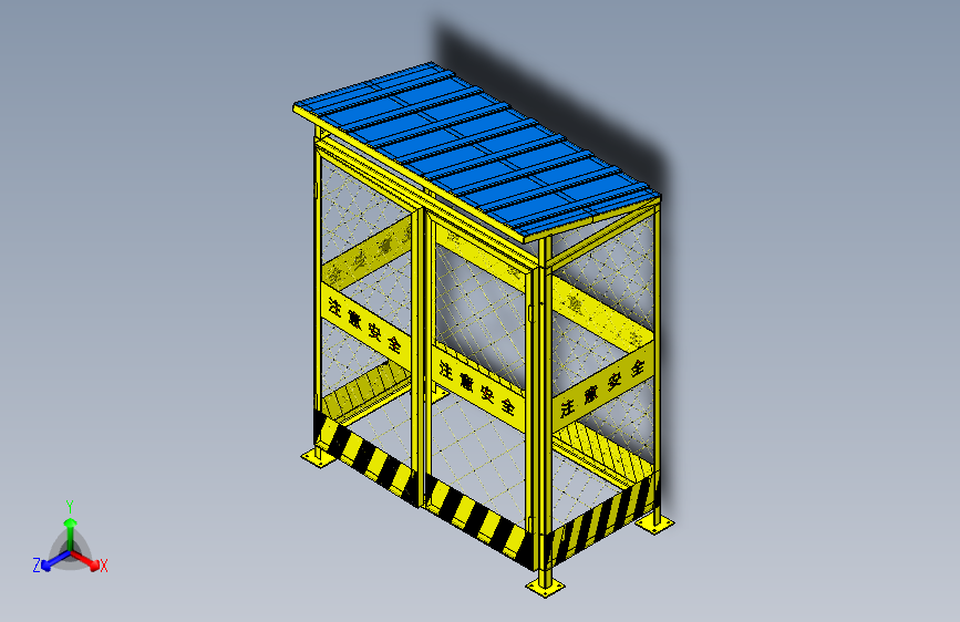 标准化电箱防护棚