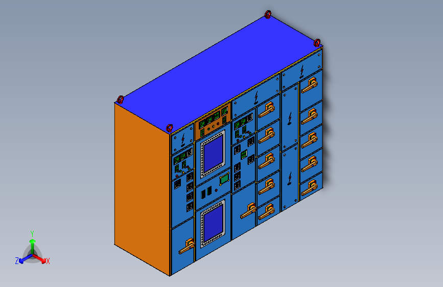 大型产线电控箱设计