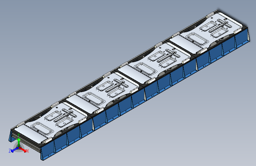 电池壳底部钣金固定平台设计