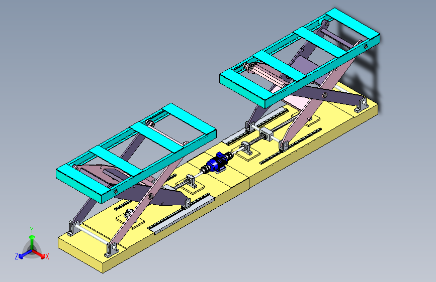 电机+丝杆升降平台设计
