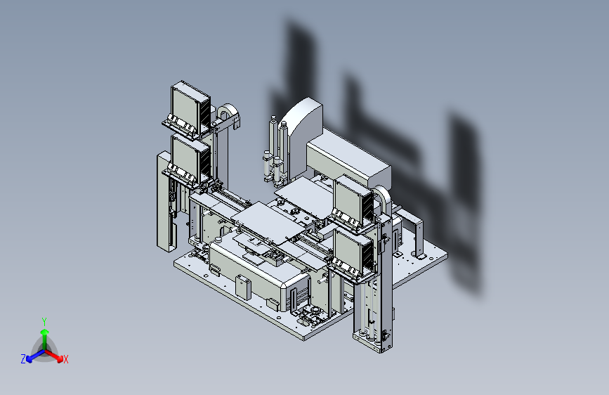 电路板自动上料+自动点胶设计