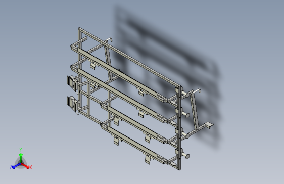 防擦条喷涂挂具