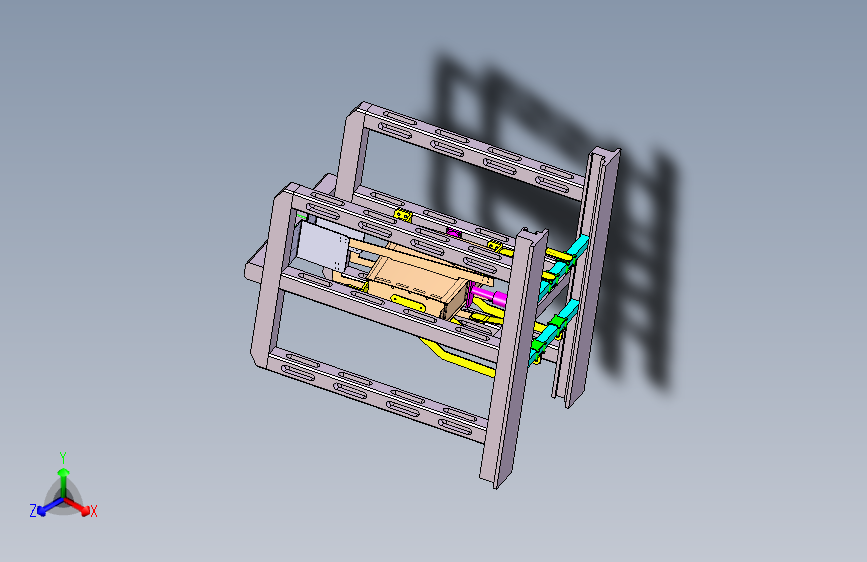 飞机复合材料翼盒装配型架柔性工装