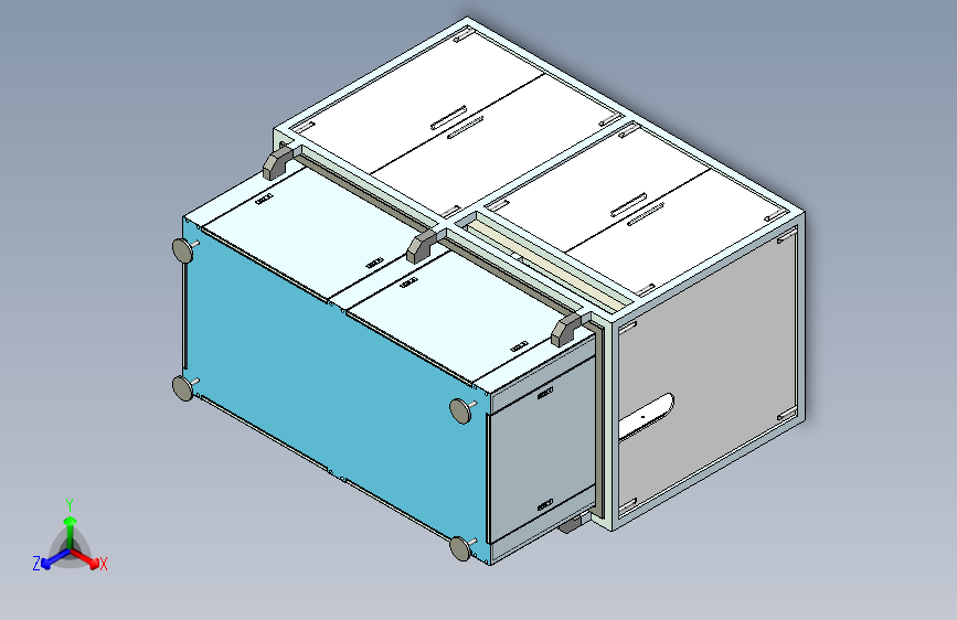 非标设备封闭式外框设计