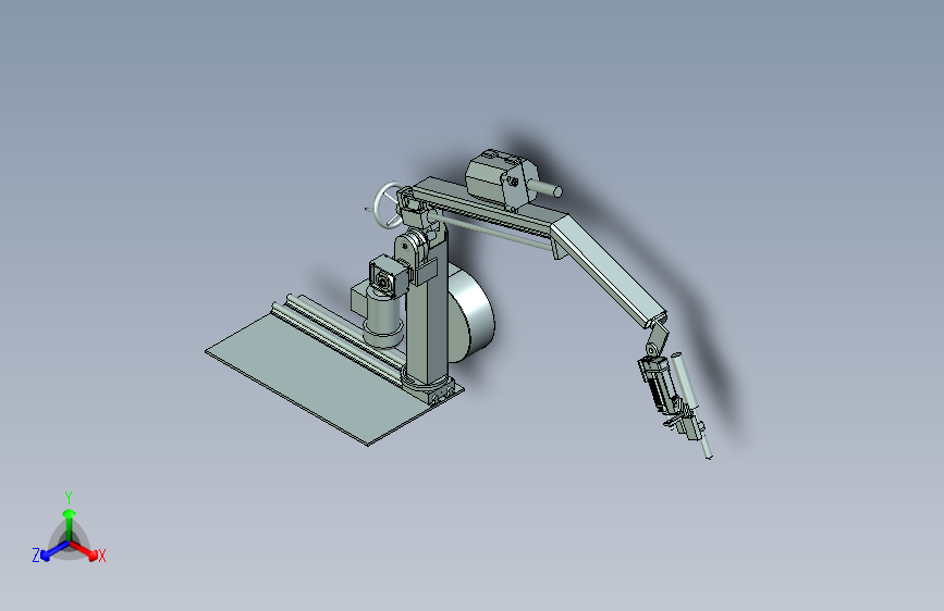非标四轴焊接机械手设计