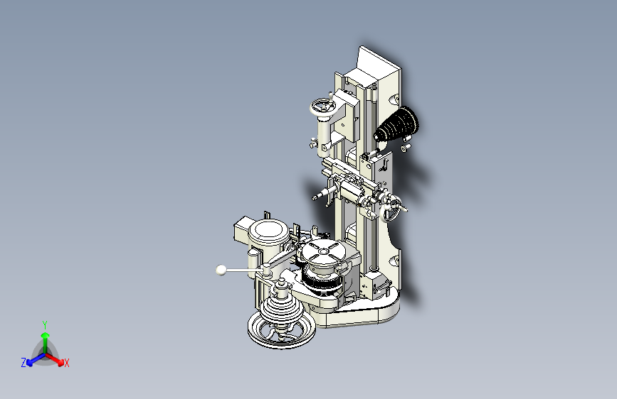 老式Atlas 10F普通车床模型3D图纸