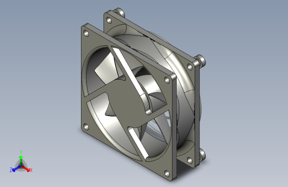 8025FXDS尺寸80x80x25-24V带铁丝护盖