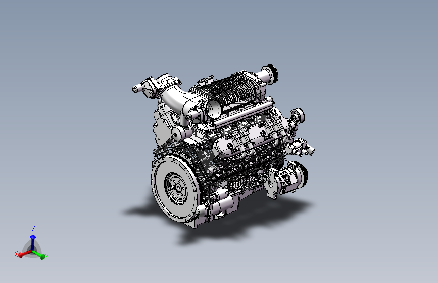 1802303-LS3 V8 发动机