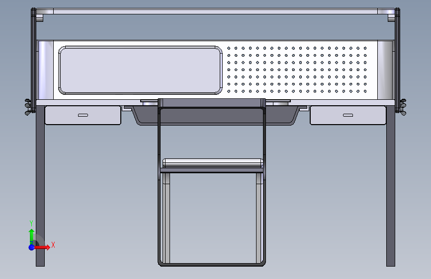 可调节的办公桌