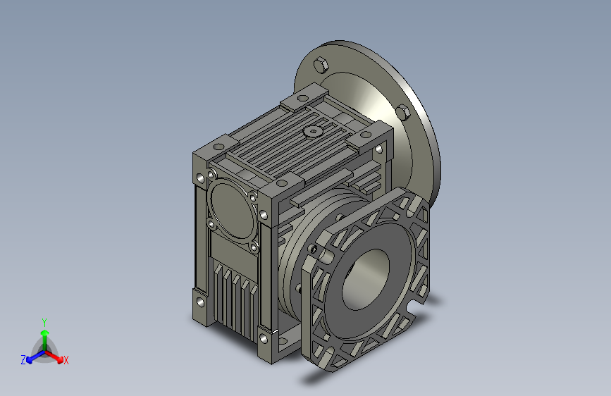 NMRV075蜗轮蜗杆减速机RV75-100-055kW-FA1_NMRV减速机