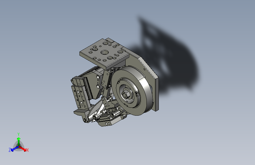 胶纸贴胶机构总装--