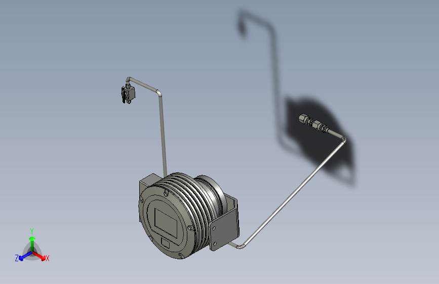 A3双氧水系统-折光仪装配体